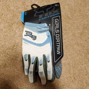 Fox Racing motocross glove. Girls Dirtpaw